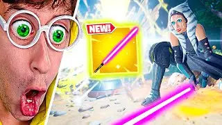 Lightsaber Challenge in Fortnite 🔥😎! (secret update)