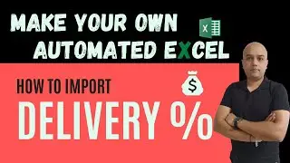 How to Import delivery % data II Automated Delivery % in  Excel