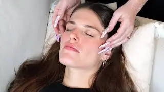 ASMR | Face Tracing on Katie 💖 (whisper)