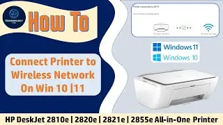 HP DeskJet 2855e | 2820e printer series : Connect to wireless network on Win 10|11 when on  5GHz