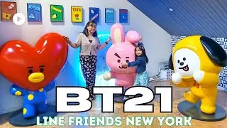 BT21 at Line Friends in Time Square - New York