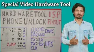 Special Video Hardware Tool Phone Unlock ISP Pinout All Emmc IC Oppo Realme Mobile Unlock🔥🔥📲📲
