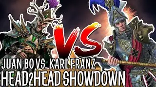 JADE DRAGON VS. EMPEROR OF MANKIND (part 2) | Karl-Franz vs. Juan Bo head2head campaign