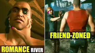 Reject or Romance River Ward ( Kiss or Don’t Kiss - All Choices Full Romance - Cyberpunk 2077 )