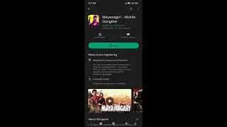 Mayanagari - Mobile Gangster pre registration on play store 