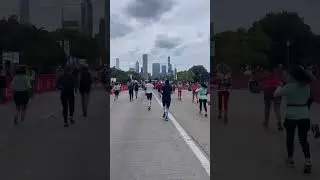 Finish area of 2023 Chicago Marathon! #chicagomarathon #chicago