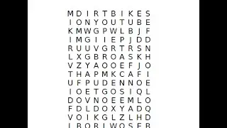 how to make a word search