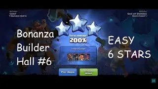 Bonanza Challenge: Builder Hall 6 | 200% Attack Strategy