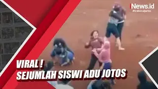 Miris! Sejumlah Pelajar Perempuan Adu Jotos Viral