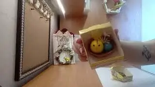 Фикс прайс товары к Пасхе. Поделка зайчик в рамке