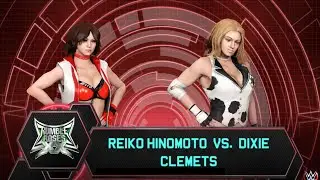 【WWE2K23】 Reiko Hinomoto VS. Dixie Clemets  (Rumble Roses)