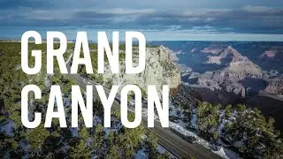 The Grand Canyon with Snow - Earth's Mighty Crack