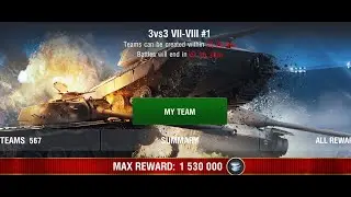WOTB 🏆 3 Vs. 3 TOURNAMENT 🏆 WOTBLITZ ⚡ WORLD OF TANKS BLITZ