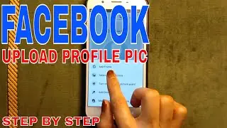✅ How To Upload Facebook Profile Pic 🔴