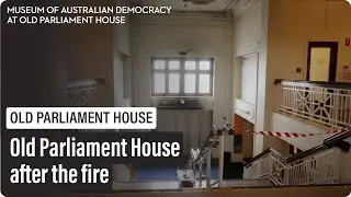 Old Parliament House After the fire