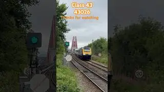 Scotrail class 43 HST comes off the forth bridge near Edinburgh #railway #trains #class37 #train