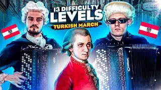 13 Difficulty Levels of the Turkish March | Just Duet