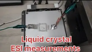 How to measure EIS for liquid crystal at different temperatures