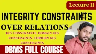 integrity constraints over relations | DBMS CLASS 11 | INTEGRITY CONSTRAINTS IN DBMS | SV TECH
