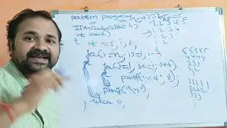 PATTERN PROGRAMS 4 in Telugu || PYRAMID PROGRAMS 4 || STAR PROGRAMS 4 || C programming in Telugu