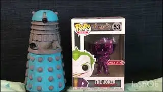 Dalek Bieber vlog: purple Chrome joker pop figure review ￼