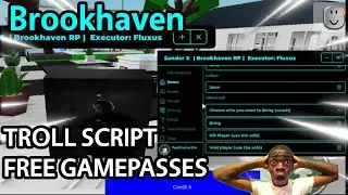 *UPDATED* Brookhaven Script Trolling Unlock All Gamepasses GUI | Roblox Mobile Executor