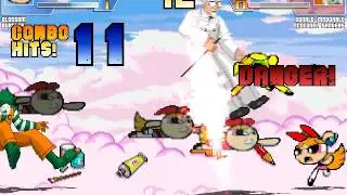 Random Mugen Battle- Blossom & Bubbles vs. Ronald & Colonel
