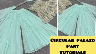 Very Easy Circular Palazzo Cutting And Stitching | Palazzo |