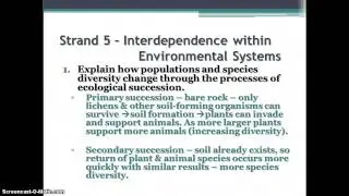 Biology EOC Review-Strands 4&5-System Interactions & Ecology