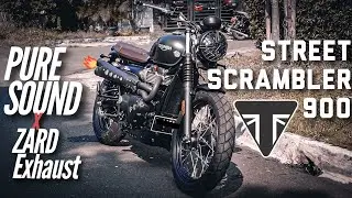 PURESOUND OF TRIUMPH STREET SCRAMBLER 900 + ZARD EXHAUST