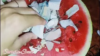 Ем/Арбуз/ Мел/ Глину/ 80%из100 Сочетание 🍉🤍🤎👍