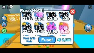 Fusing 12 Goldfish with 69 POWER