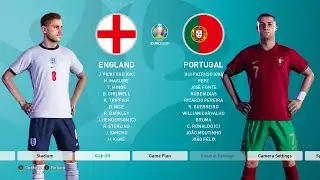 Portugal vs England | Semi Final UEFA Euro 2020 | eFootball PES 2021 FIFA 21 Gameplay 1080P 60FPS