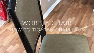 How to tighten loose chair legs