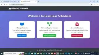 cs619 prototype phase |final project Exam Date Sheet Scheduler |Prototype Exam Date Sheet Scheduler