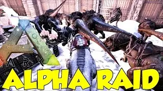 Ark Alpha Raid (MASSIVE RAID) Tribe Rage Quits