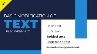 Basic text modification in PowerPoint THAT YOU MUST KNOW