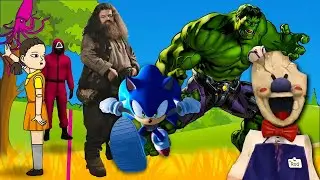 어몽어스 오징어 게임 Squid Game / ice cream / sonic / hulk / hagrid