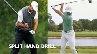 Rory McIlroy Golf Swing Drill - Split Hand Grip