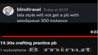 18.55s crafting practice pb