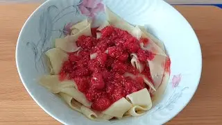 ЛЕНИВЫЕ ВАРЕНИКИ С МАЛИНОЙ. ТЕСТО НА МИН.ВОДЕ#GenLid