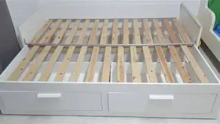 Икеа Спальня Кровать BRIMNES Софа Матрас Обзор