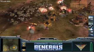 C&C Generals - Zero Hour: 1 vs. 5 - Laser vs. 5 Hard Tank  (Defcon 6)