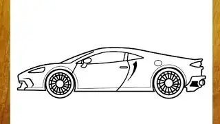 How To Draw McLaren GT ( 2019)