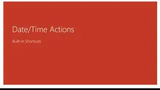 Friday Functions Series | Date Time Actions (facilitating advanced expressions)