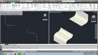 AutoCAD - 3D Modeling Basics #20 - Surface: Blend and Extend - Brooke Godfrey
