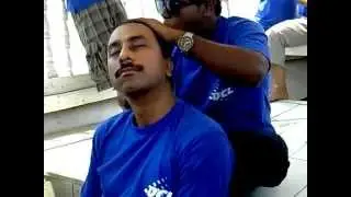 Beach massage! DCL Rajib @ Kuakata Sea Beach, Bangladesh