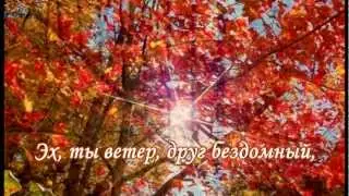 Осень, ты на грусть мою похожа...