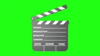Film Clapperboard Green Screen | Free No Copyrights | FHD