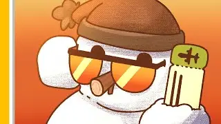 Snow Guy goes to Brazil.
